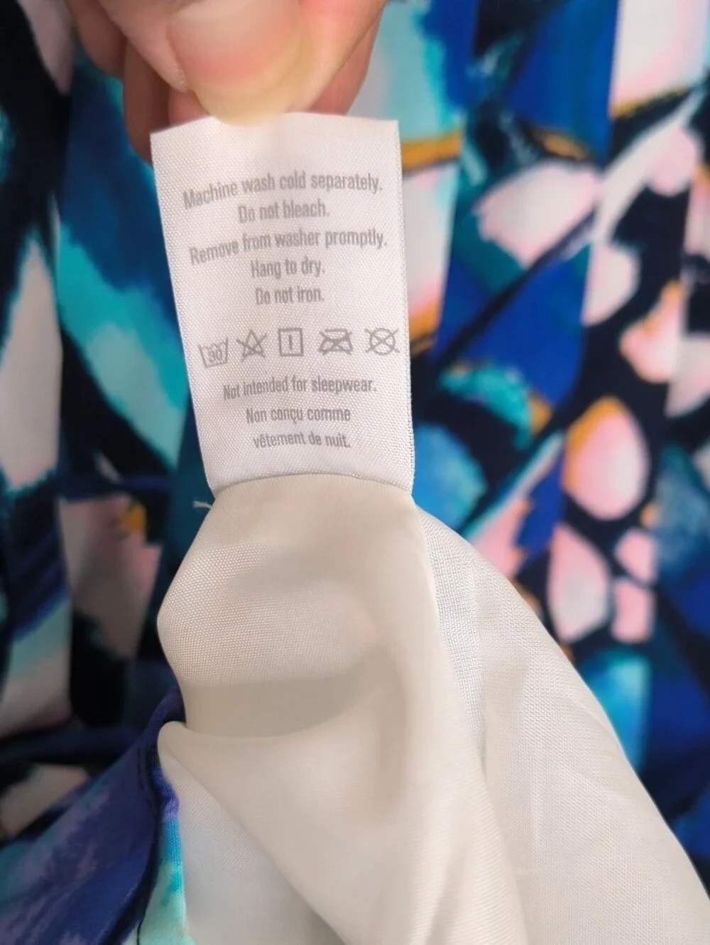 Gymboree Blue, Teal & Pink Abstract Sleeveless Kids Dress